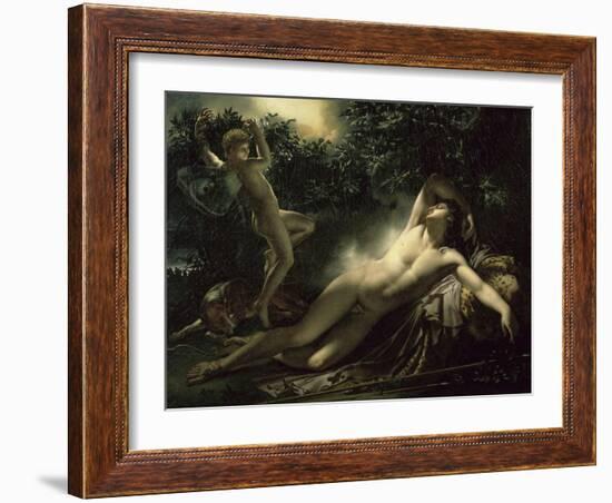 Le Sommeil D'Endymion-Anne-Louis Girodet de Roussy-Trioson-Framed Giclee Print