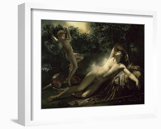 Le Sommeil D'Endymion-Anne-Louis Girodet de Roussy-Trioson-Framed Giclee Print