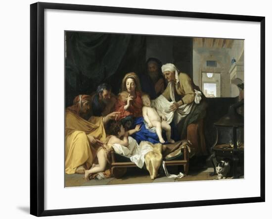 Le Sommeil de l'Enfant Jésus-Charles Le Brun-Framed Giclee Print
