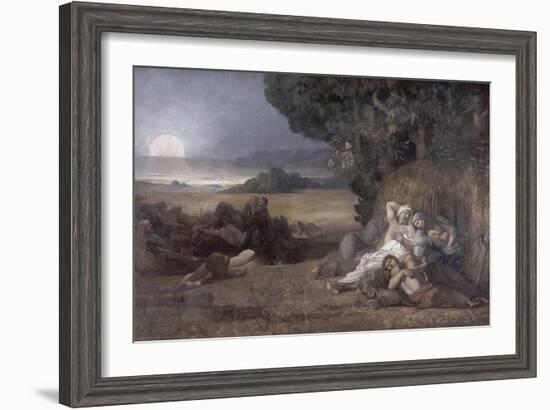 Le sommeil-Pierre Puvis de Chavannes-Framed Giclee Print