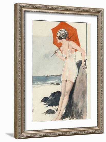 Le Sourire, 1919, France-null-Framed Giclee Print