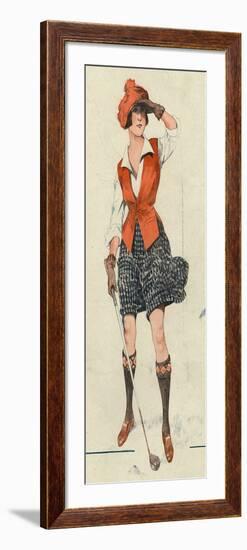 Le Sourire, 1919, France-null-Framed Giclee Print