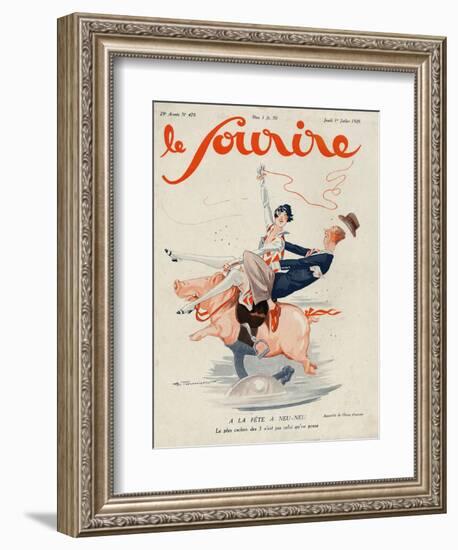 Le Sourire, 1926, France-null-Framed Giclee Print