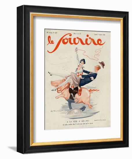 Le Sourire, 1926, France-null-Framed Giclee Print