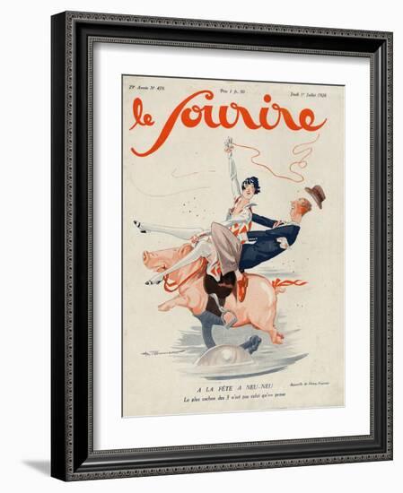 Le Sourire, 1926, France-null-Framed Giclee Print