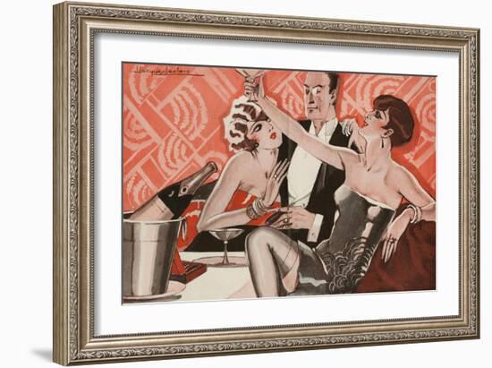 Le Sourire, 1927, France-null-Framed Giclee Print