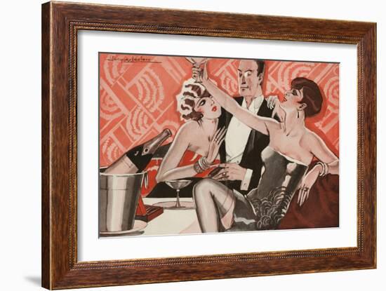 Le Sourire, 1927, France-null-Framed Giclee Print