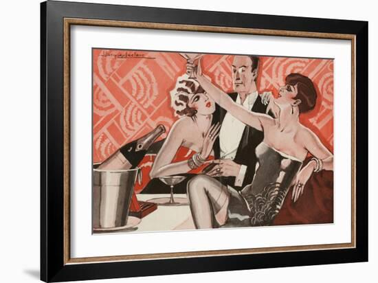 Le Sourire, 1927, France-null-Framed Giclee Print