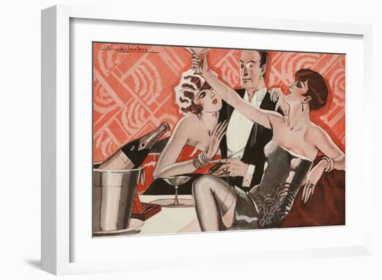 Le Sourire, 1927, France-null-Framed Giclee Print