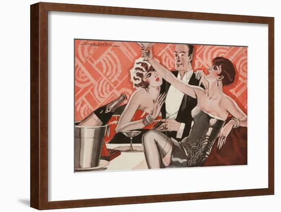 Le Sourire, 1927, France-null-Framed Giclee Print