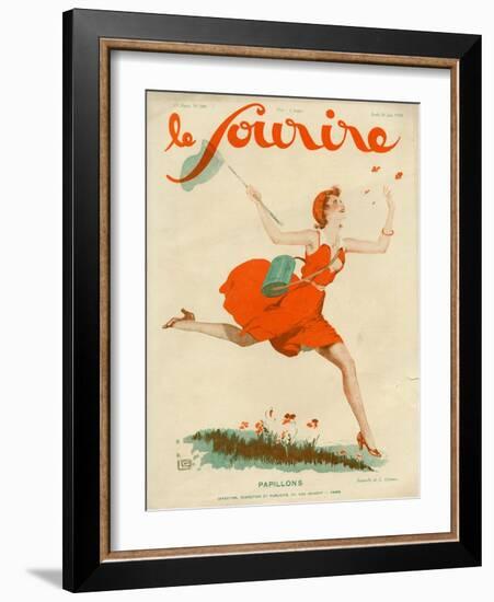 Le Sourire, 1930, France-null-Framed Premium Giclee Print