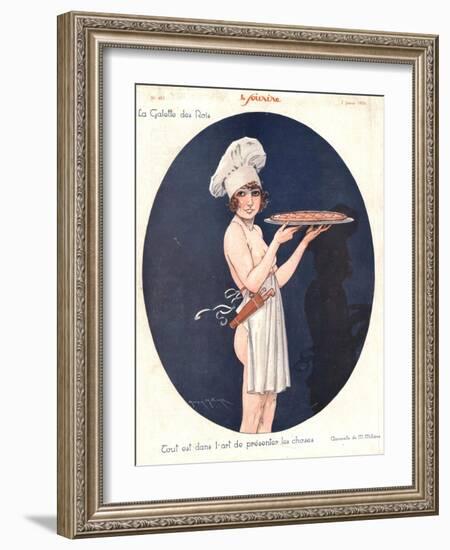 Le Sourire, Erotica Cooking Sex Magazine, France, 1926-null-Framed Giclee Print