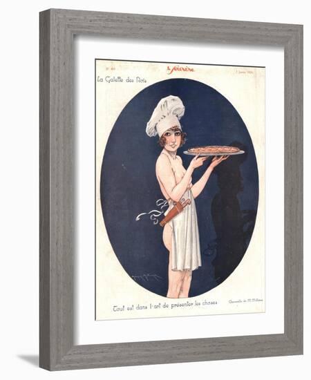 Le Sourire, Erotica Cooking Sex Magazine, France, 1926-null-Framed Giclee Print