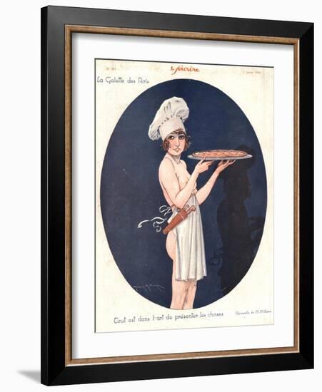 Le Sourire, Erotica Cooking Sex Magazine, France, 1926-null-Framed Giclee Print