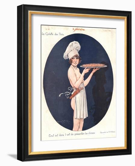 Le Sourire, Erotica Cooking Sex Magazine, France, 1926-null-Framed Giclee Print