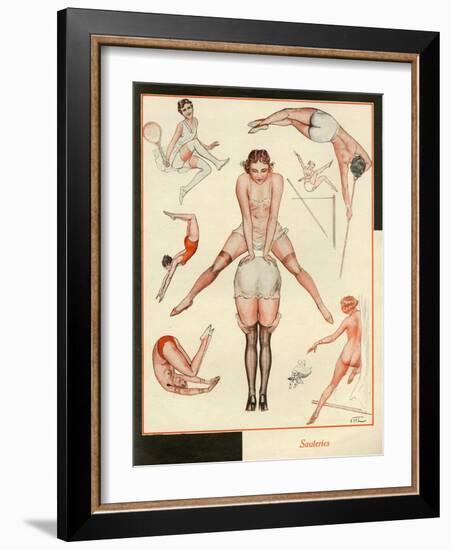 Le Sourire, France-null-Framed Giclee Print