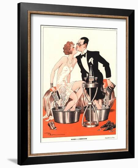 Le Sourire, Glamour Sore Feet, Ache Magazine, France, 1930-null-Framed Giclee Print