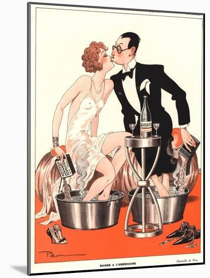 Le Sourire, Glamour Sore Feet, Ache Magazine, France, 1930-null-Mounted Giclee Print