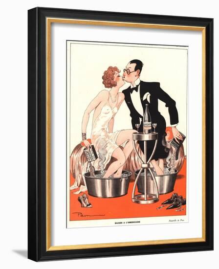 Le Sourire, Glamour Sore Feet, Ache Magazine, France, 1930-null-Framed Giclee Print