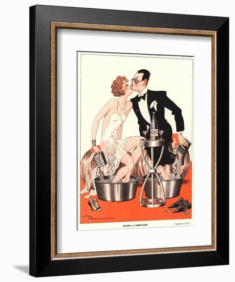 Le Sourire, Glamour Sore Feet, Ache Magazine, France, 1930-null-Framed Premium Giclee Print