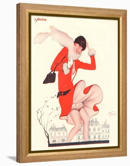 Le Sourire, Seasons, Autumn Womens Magazine, France, 1920-null-Framed Premier Image Canvas