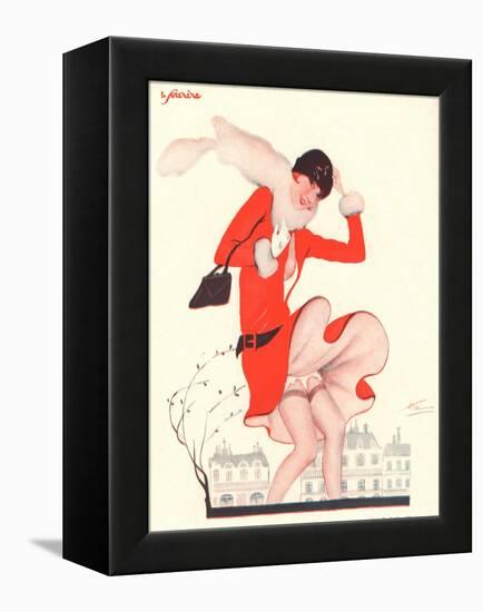 Le Sourire, Seasons, Autumn Womens Magazine, France, 1920-null-Framed Premier Image Canvas