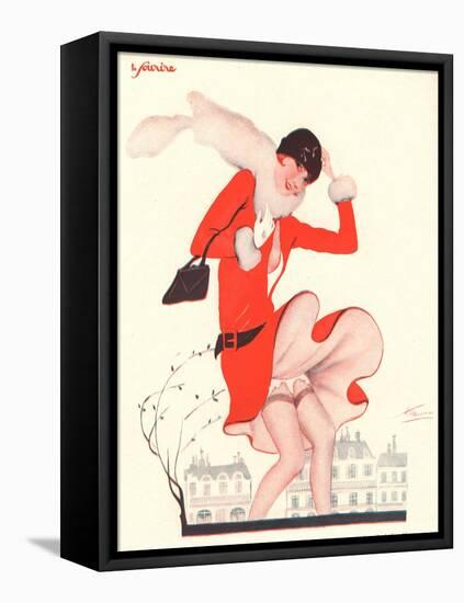 Le Sourire, Seasons, Autumn Womens Magazine, France, 1920-null-Framed Premier Image Canvas