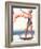 Le Sourire, Water Ski Magazine, France, 1932-null-Framed Giclee Print