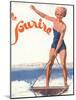 Le Sourire, Water Ski Magazine, France, 1932-null-Mounted Giclee Print