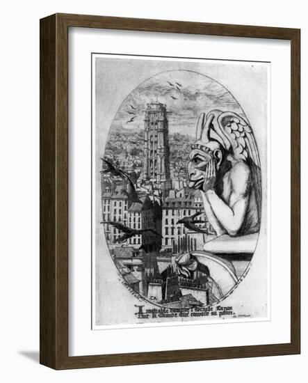 Le Stryge, C1841-1868-Charles Meryon-Framed Giclee Print