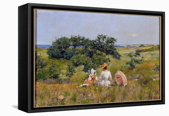 Le Tale De Fees Painting by William Merritt Chase (1849-1916) (Ec.Amer.) 1892 Private Collection-William Merritt Chase-Framed Premier Image Canvas