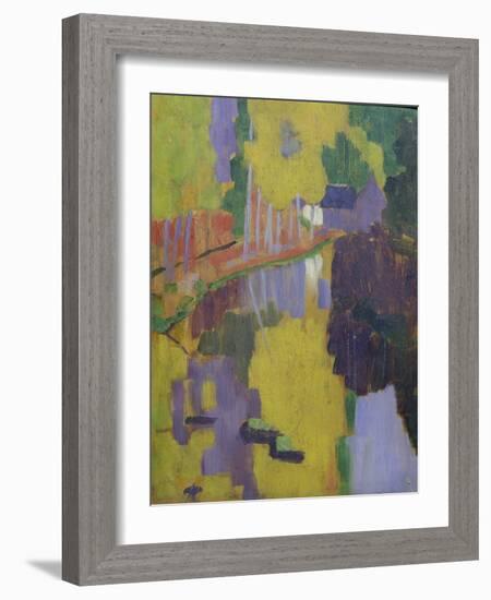 Le Talisman (L'Aven Au Bois D'Amour, Pont-Aven), 1888-Paul Signac-Framed Giclee Print