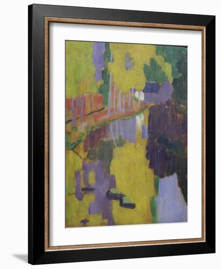 Le Talisman (L'Aven Au Bois D'Amour, Pont-Aven), 1888-Paul Signac-Framed Giclee Print