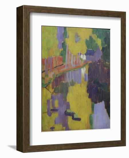 Le Talisman (L'Aven Au Bois D'Amour, Pont-Aven), 1888-Paul Signac-Framed Giclee Print