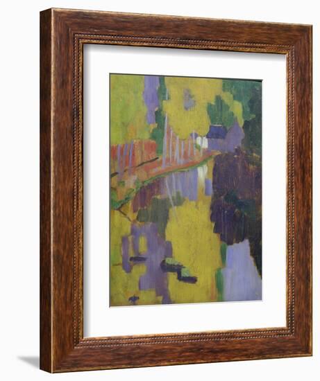 Le Talisman (L'Aven Au Bois D'Amour, Pont-Aven), 1888-Paul Signac-Framed Giclee Print