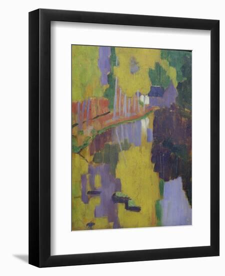 Le Talisman (L'Aven Au Bois D'Amour, Pont-Aven), 1888-Paul Signac-Framed Giclee Print