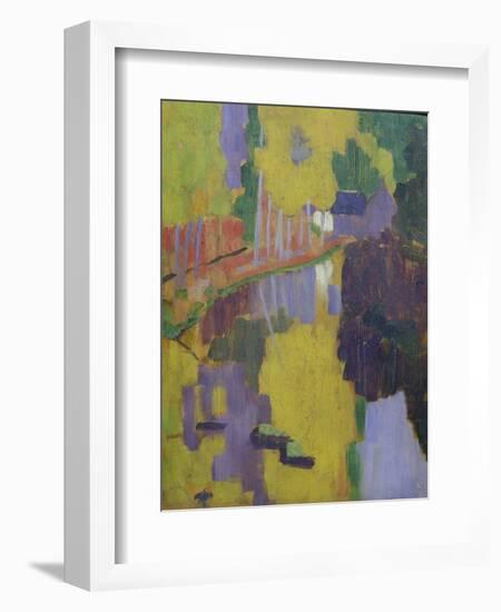 Le Talisman (L'Aven Au Bois D'Amour, Pont-Aven), 1888-Paul Signac-Framed Giclee Print