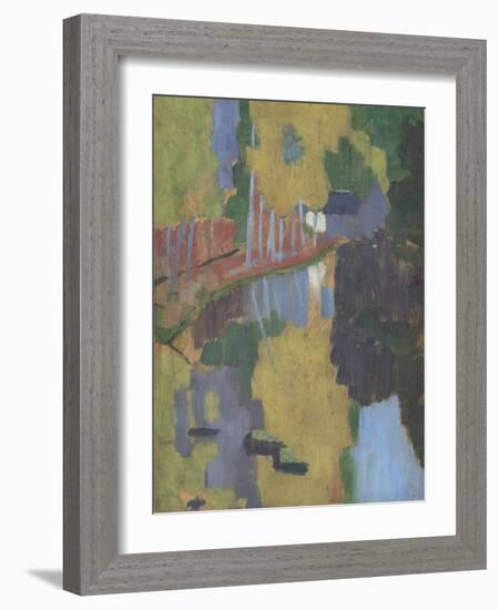 Le Talisman, l'Aven au Bois d'Amour, Pont-Aven-Paul Serusier-Framed Giclee Print