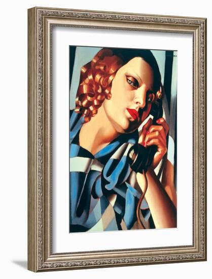 Le Telephone II-Tamara de Lempicka-Framed Premium Giclee Print