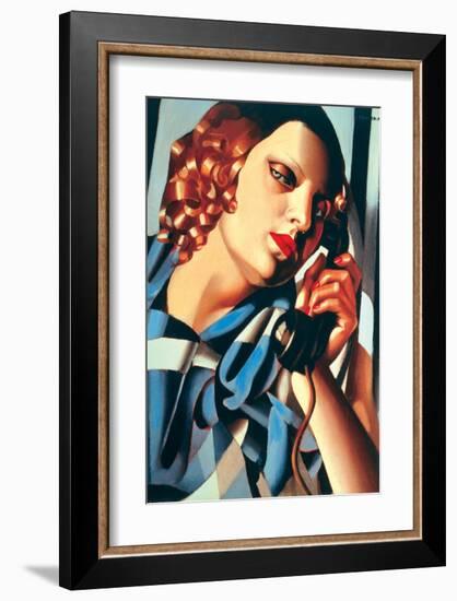 Le Telephone II-Tamara de Lempicka-Framed Premium Giclee Print