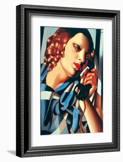 Le Telephone II-Tamara de Lempicka-Framed Premium Giclee Print