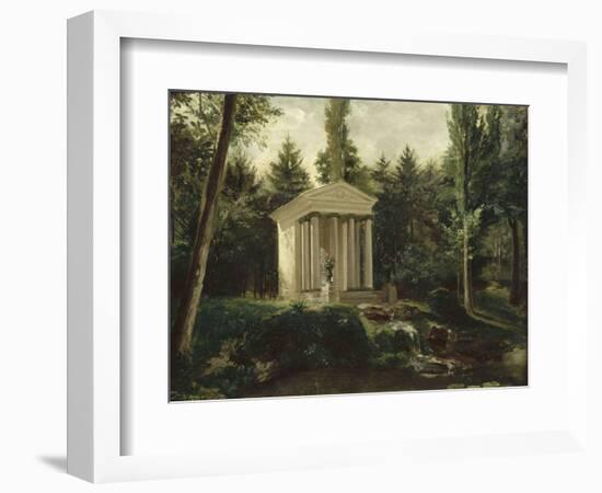 Le Temple de l'Amour dans le parc de Malmaison-Jean Louis Victor Viger du Vigneau-Framed Giclee Print