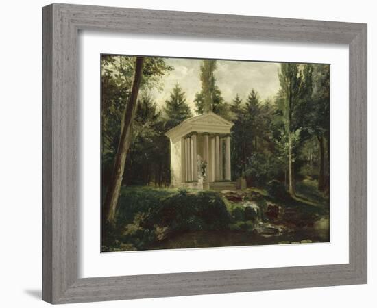 Le Temple de l'Amour dans le parc de Malmaison-Jean Louis Victor Viger du Vigneau-Framed Giclee Print