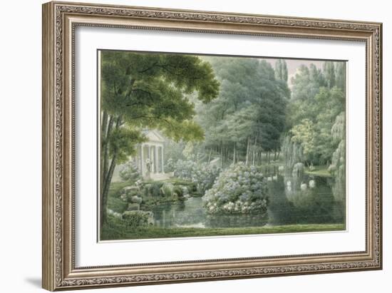 Le Temple de l'Amour-Auguste Garneray-Framed Giclee Print