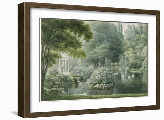 Le Temple de l'Amour-Auguste Garneray-Framed Giclee Print