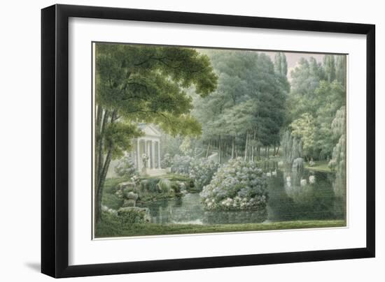 Le Temple de l'Amour-Auguste Garneray-Framed Giclee Print