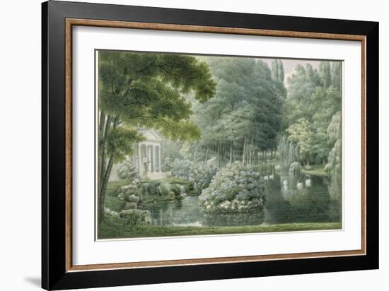 Le Temple de l'Amour-Auguste Garneray-Framed Giclee Print