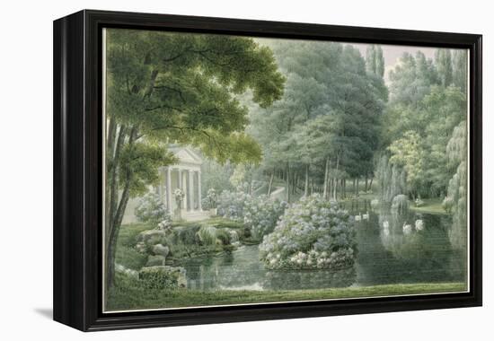 Le Temple de l'Amour-Auguste Garneray-Framed Premier Image Canvas