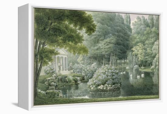 Le Temple de l'Amour-Auguste Garneray-Framed Premier Image Canvas