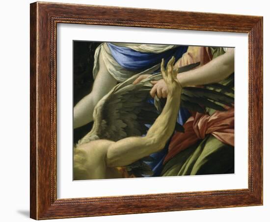 Le Temps vaincu par l'Amour, l'Espérance et la renommée-Simon Vouet-Framed Giclee Print